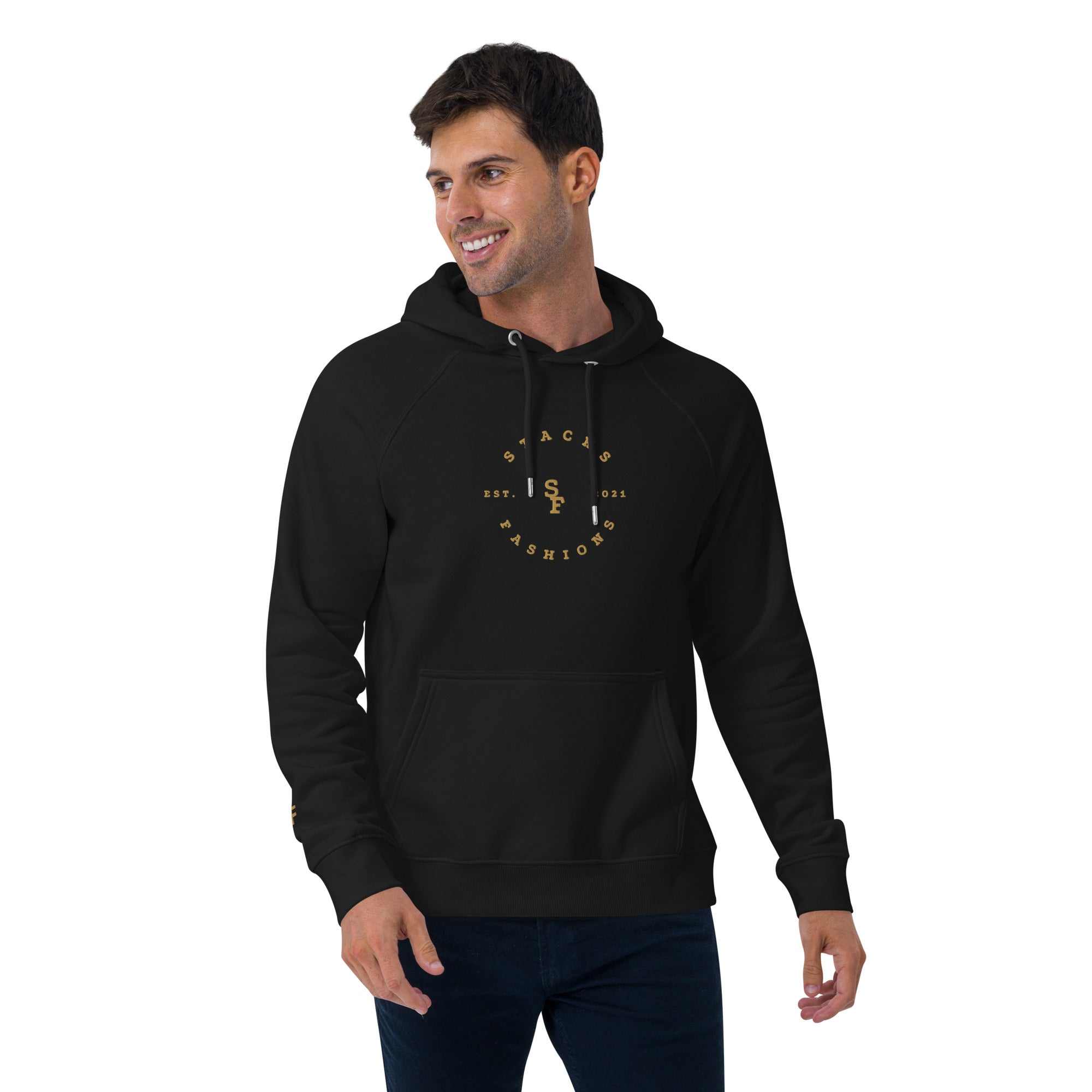 Stacks Fashions Unisex eco raglan hoodie