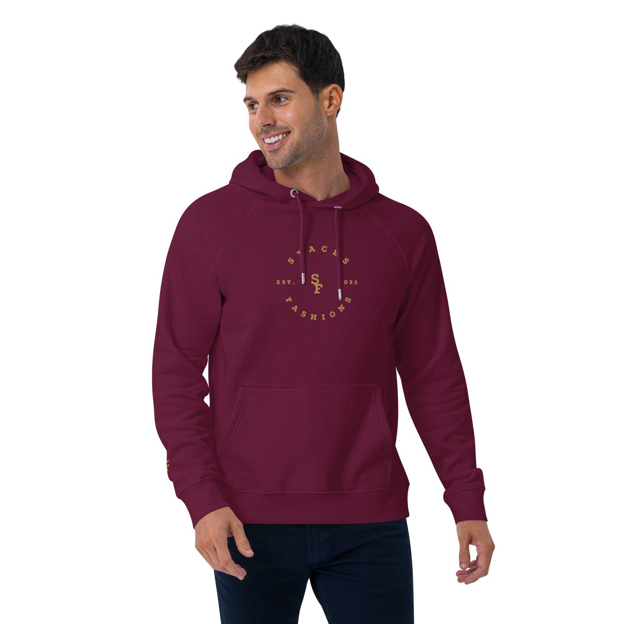 Stacks Fashions Unisex eco raglan hoodie