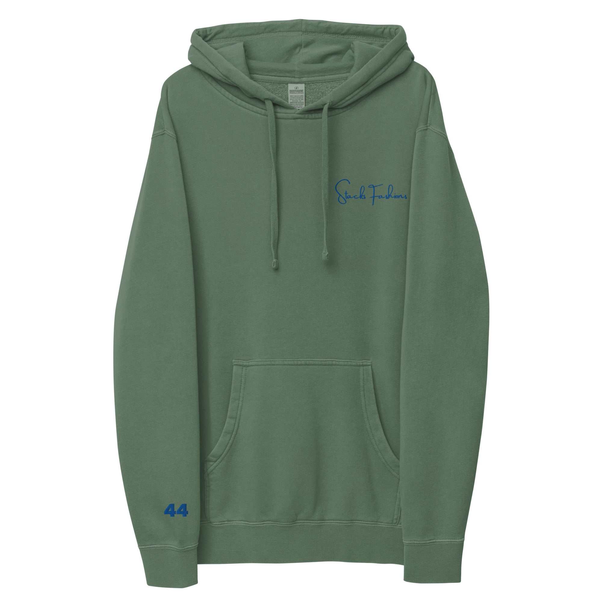 Stack Fashions Unisex pigment-dyed hoodie
