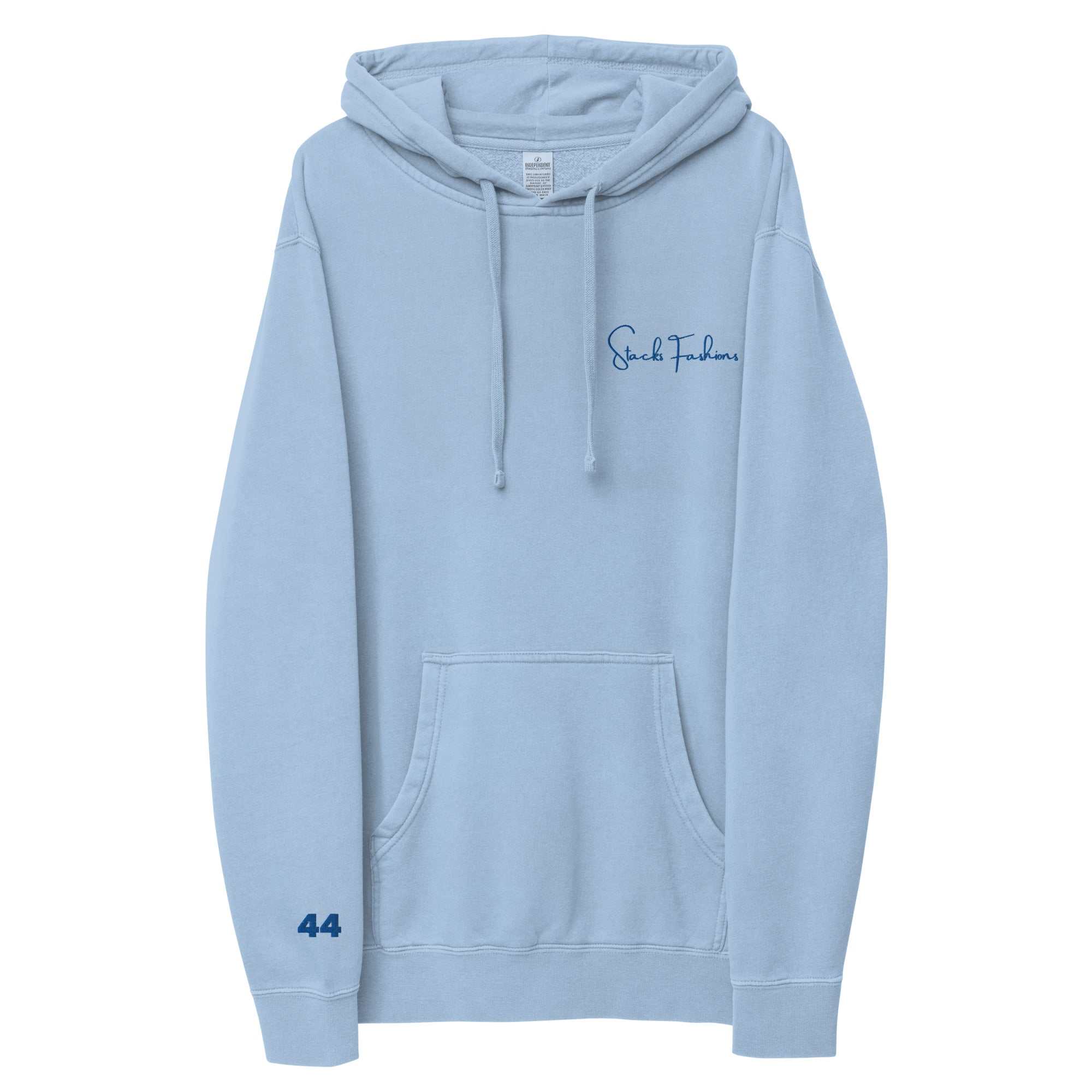 Stack Fashions Unisex pigment-dyed hoodie