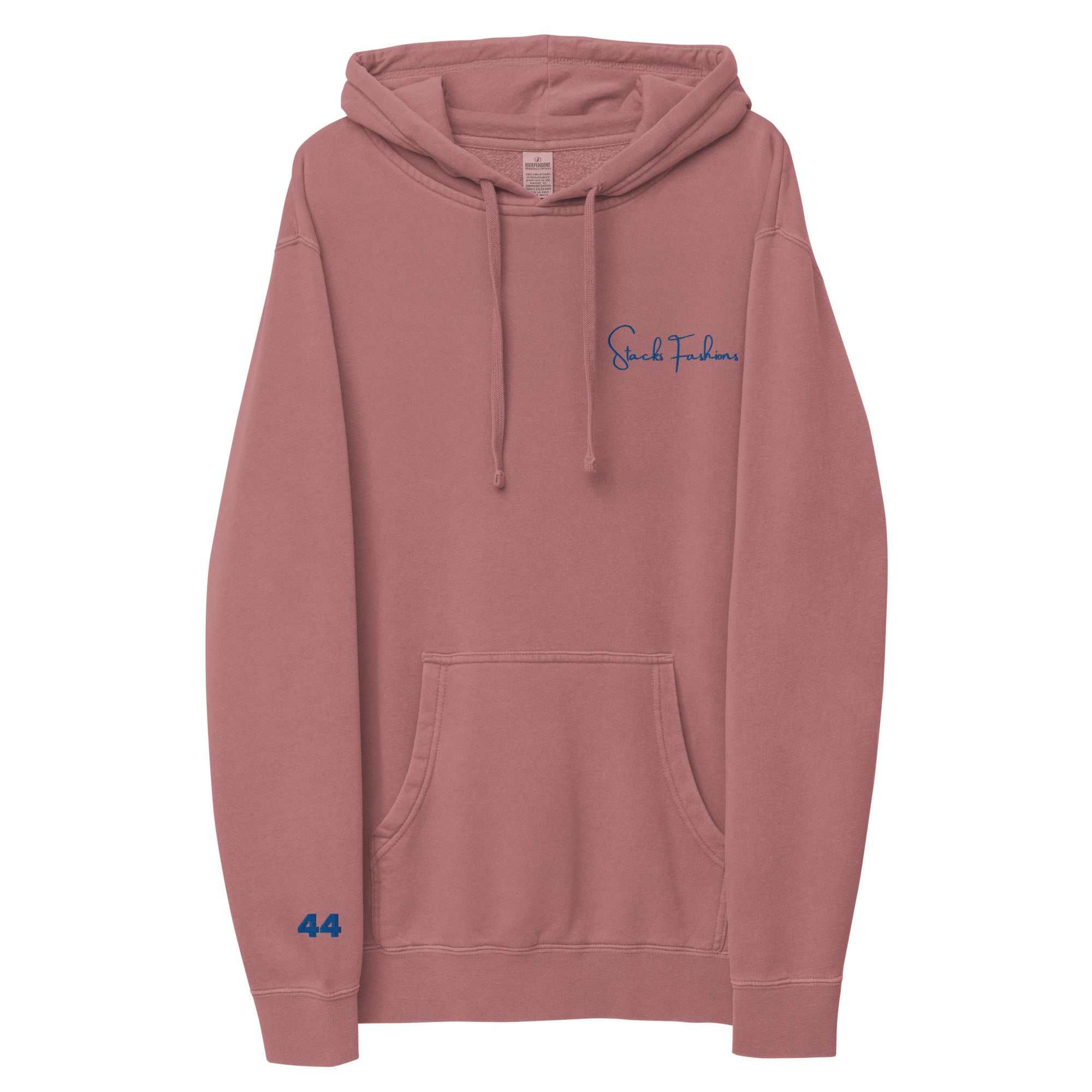 Stack Fashions Unisex pigment-dyed hoodie