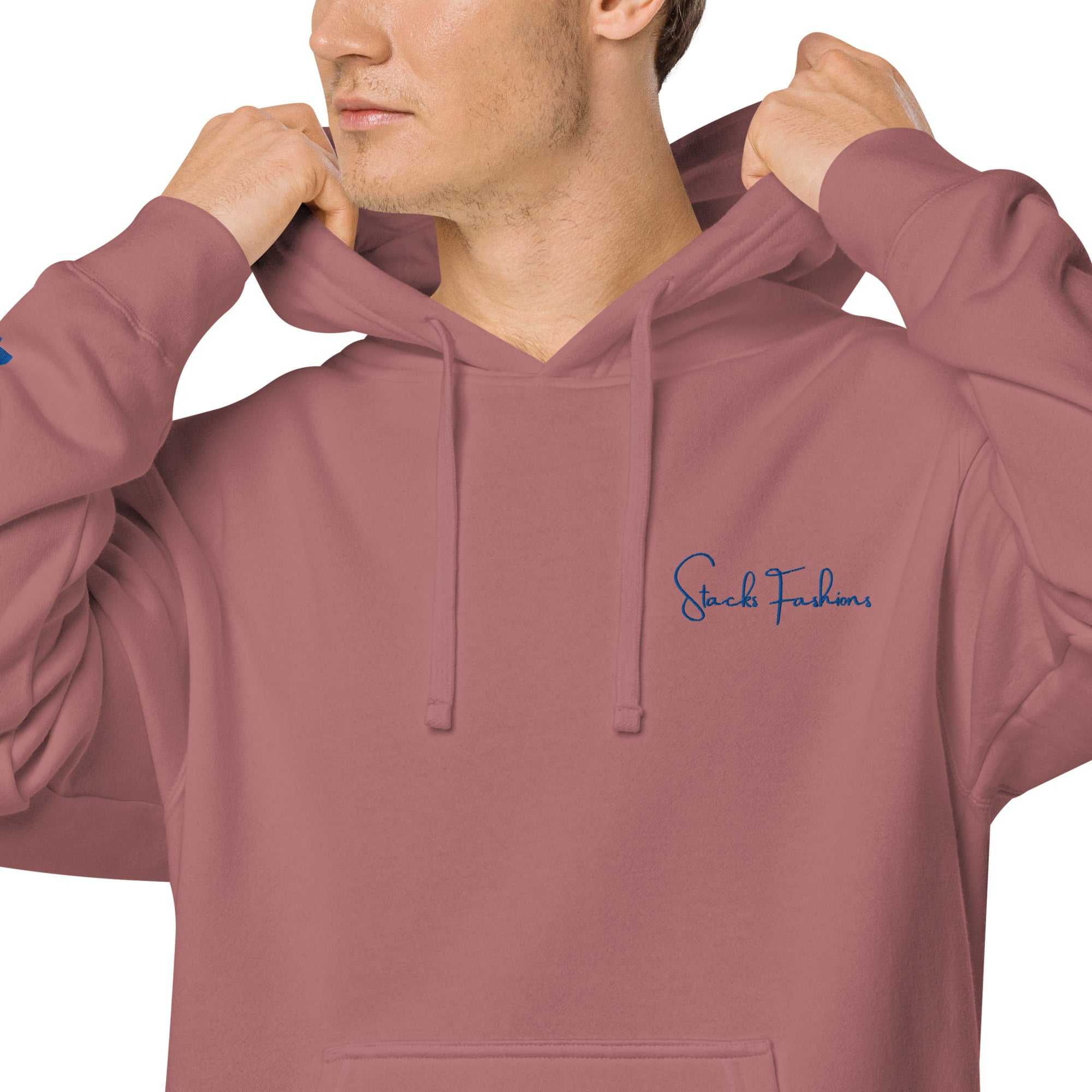 Stack Fashions Unisex pigment-dyed hoodie