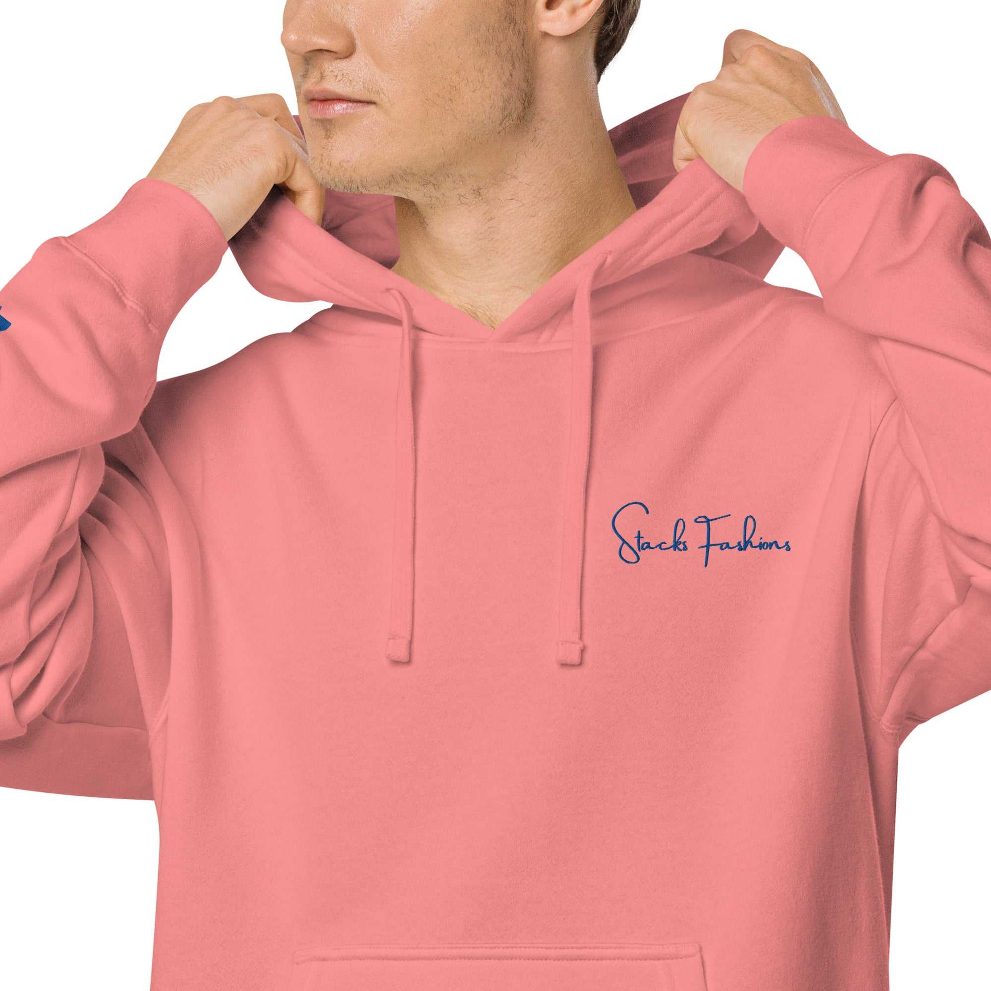 Stack Fashions Unisex pigment-dyed hoodie