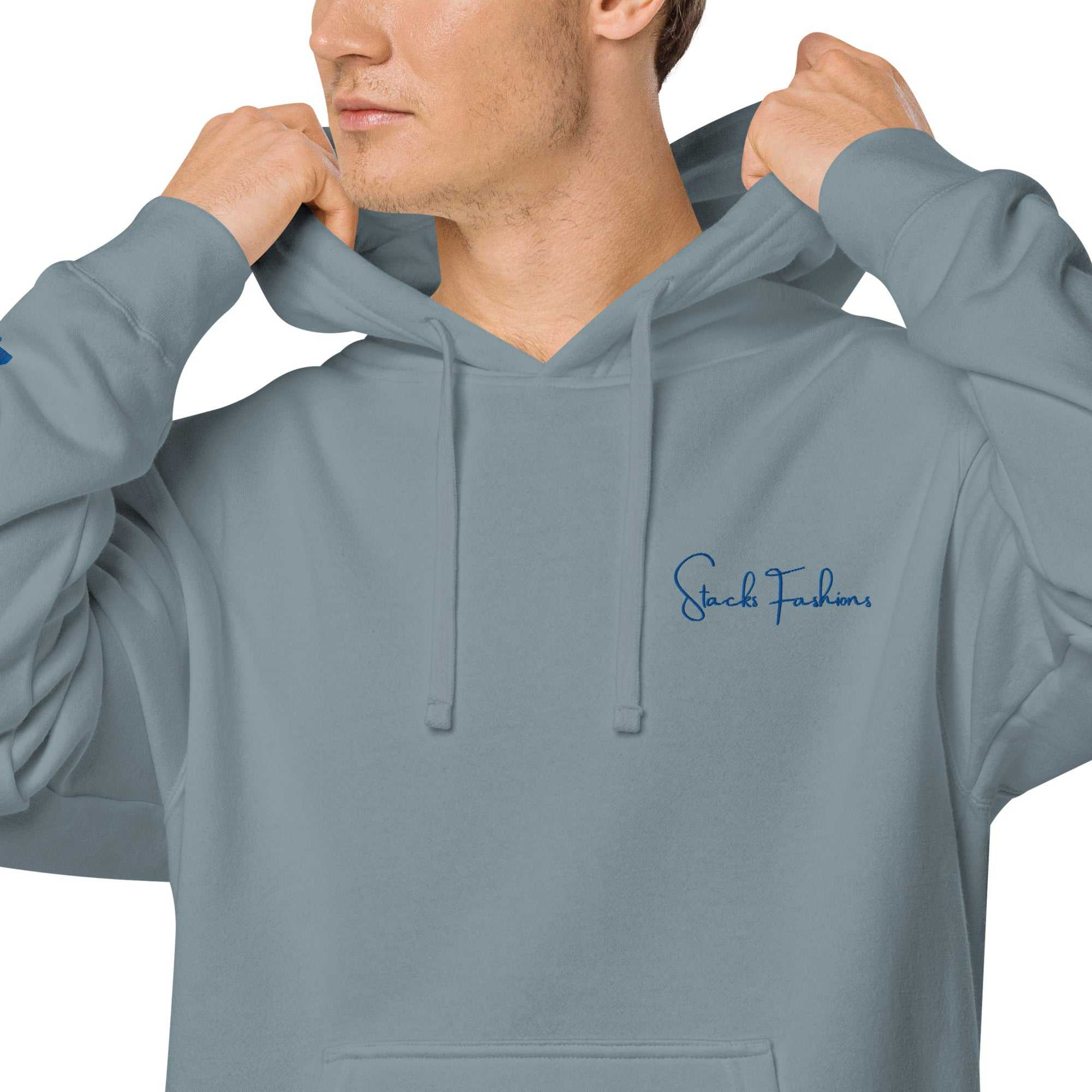 Stack Fashions Unisex pigment-dyed hoodie
