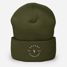 Load image into Gallery viewer, Cuffed Beanie Embroidered w/White Logo
