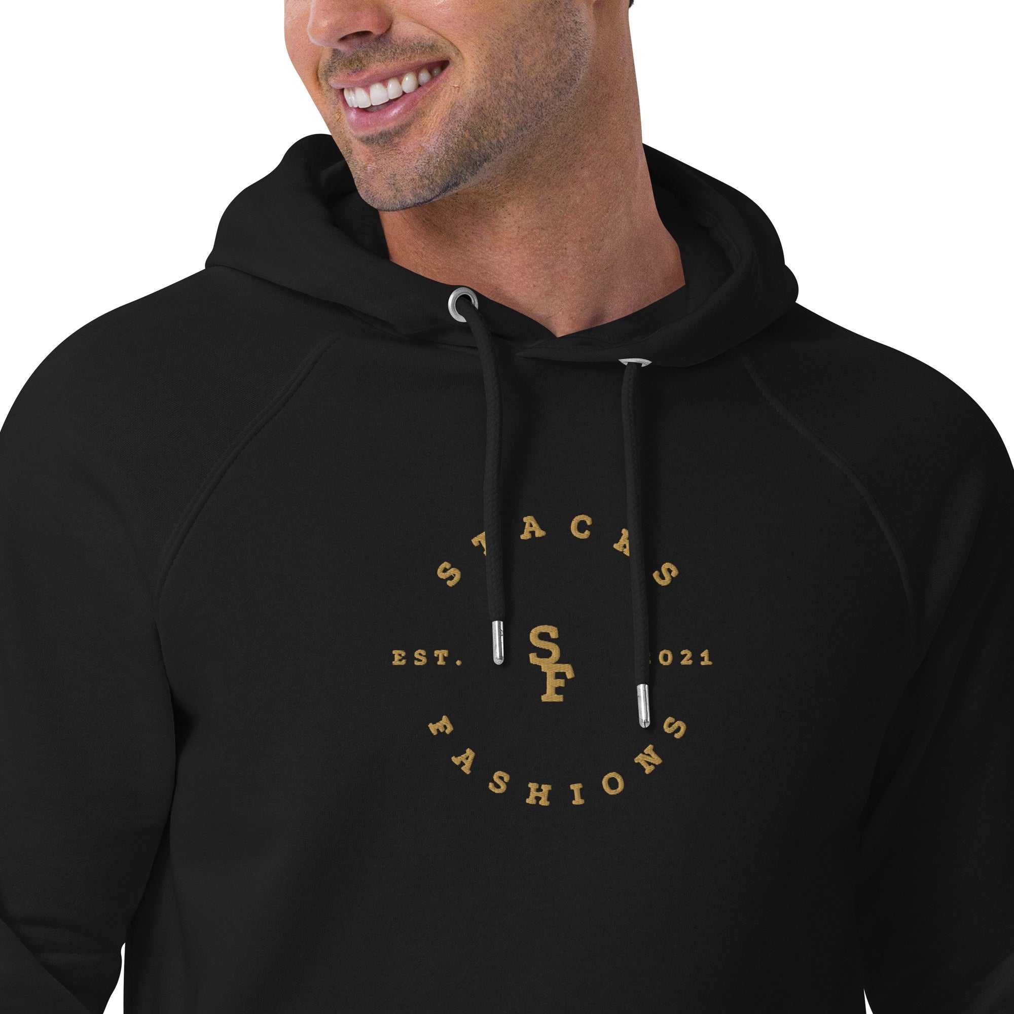 Stacks Fashions Unisex eco raglan hoodie