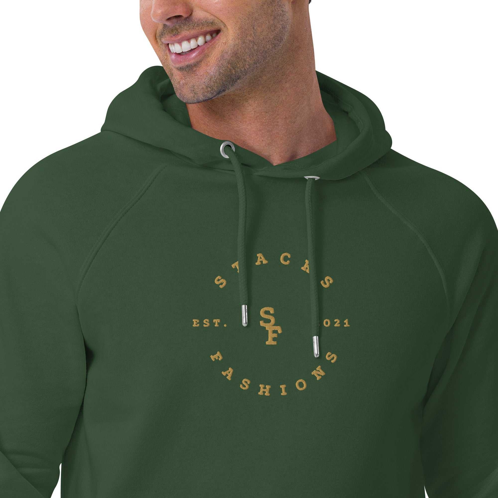 Stacks Fashions Unisex eco raglan hoodie