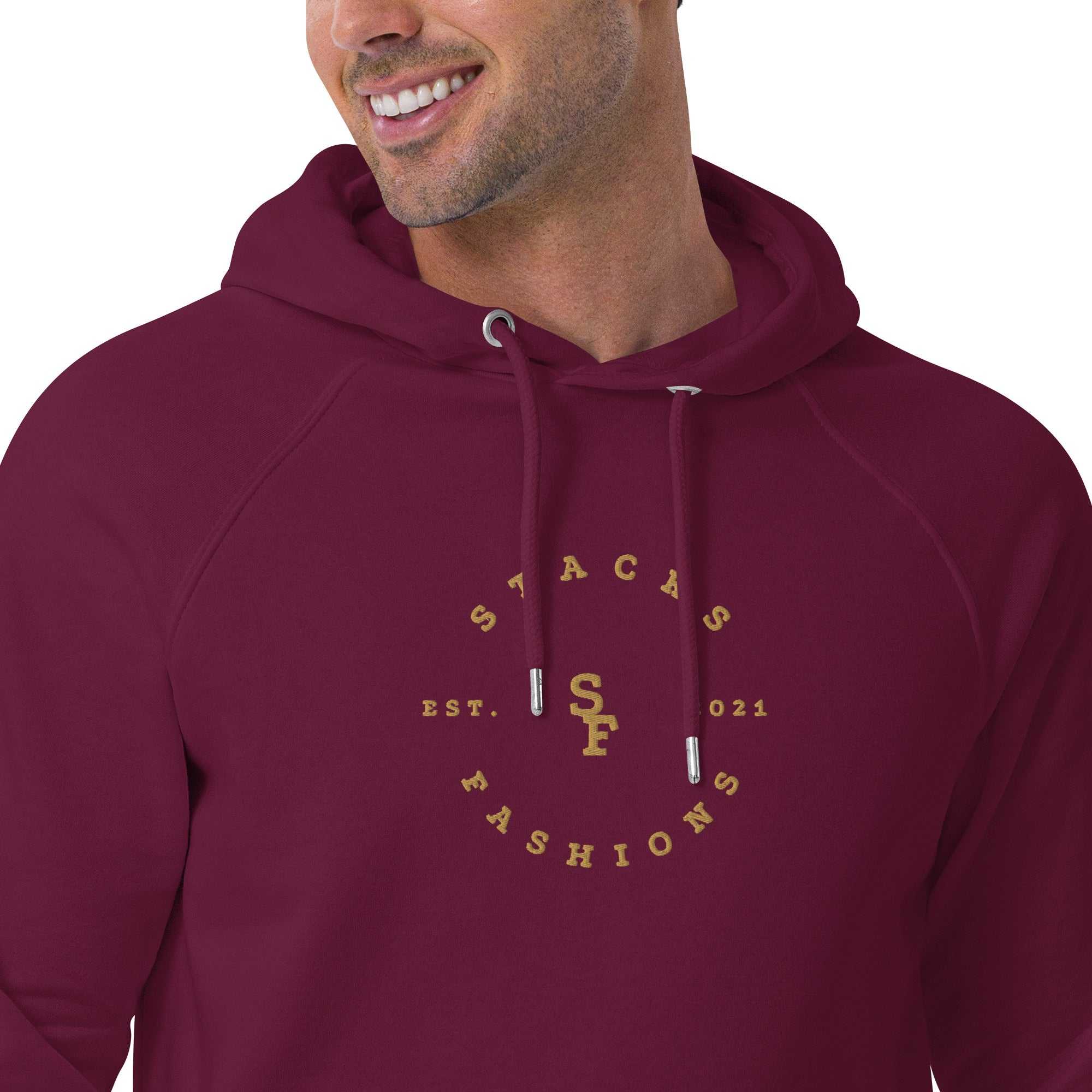 Stacks Fashions Unisex eco raglan hoodie