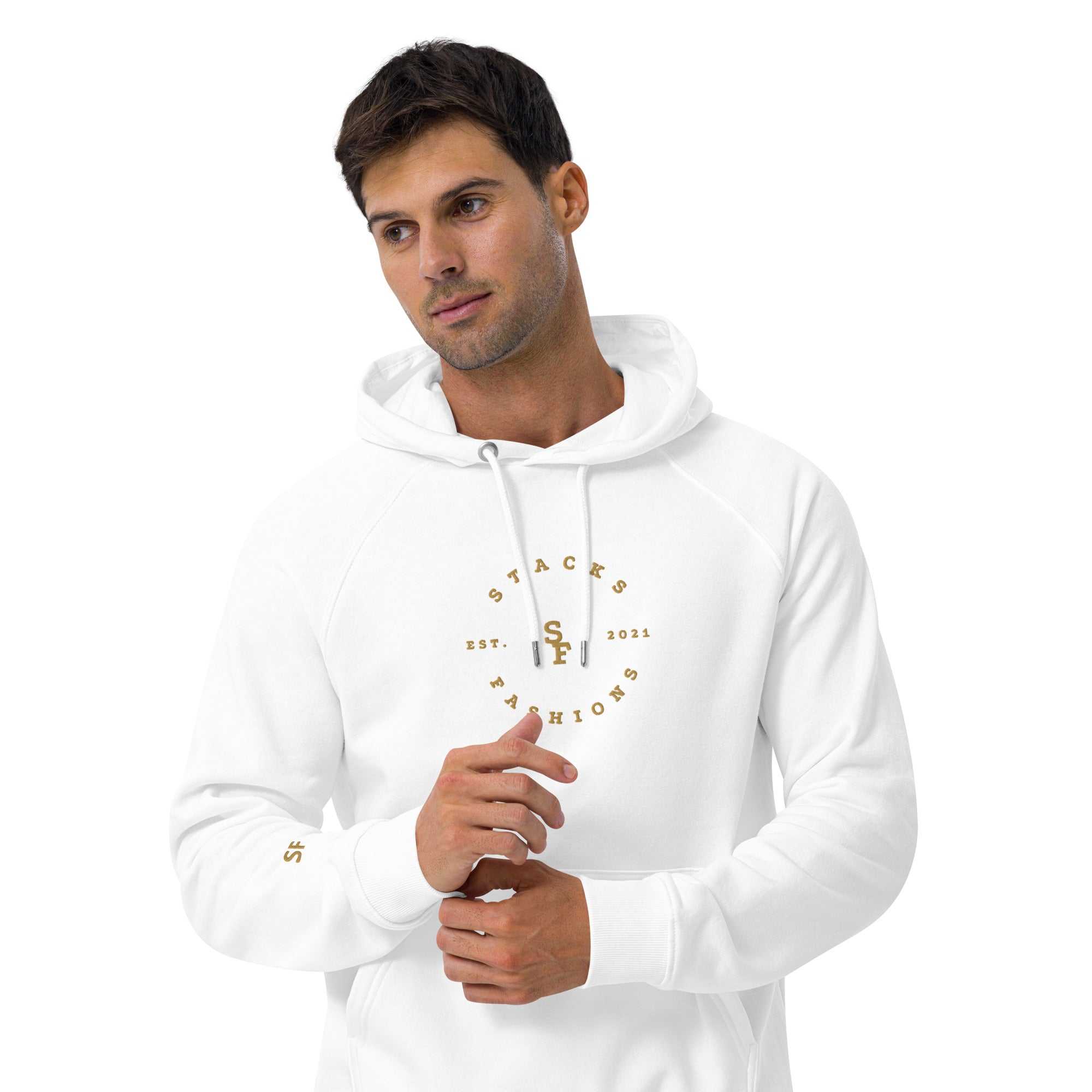 Stacks Fashions Unisex eco raglan hoodie