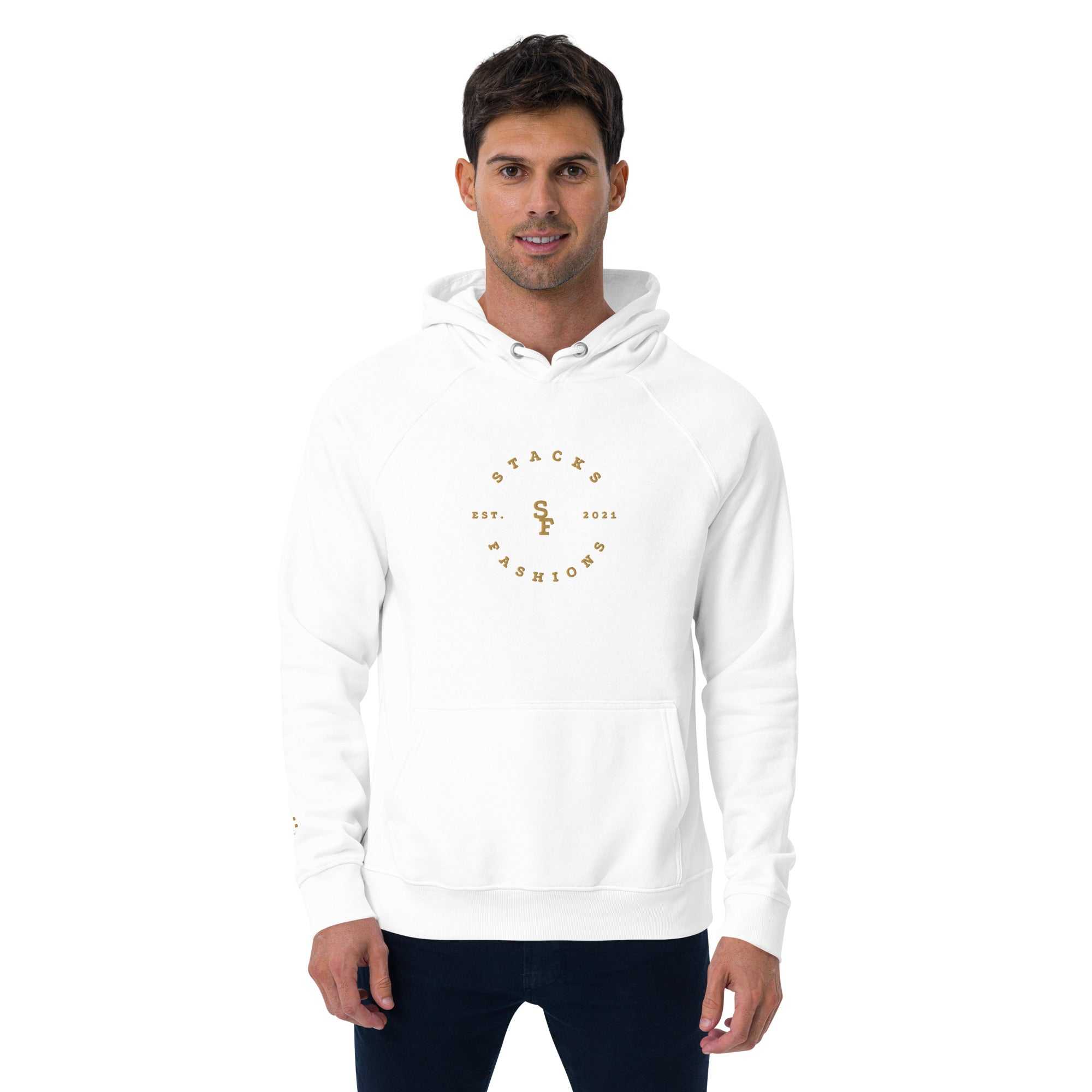 Stacks Fashions Unisex eco raglan hoodie