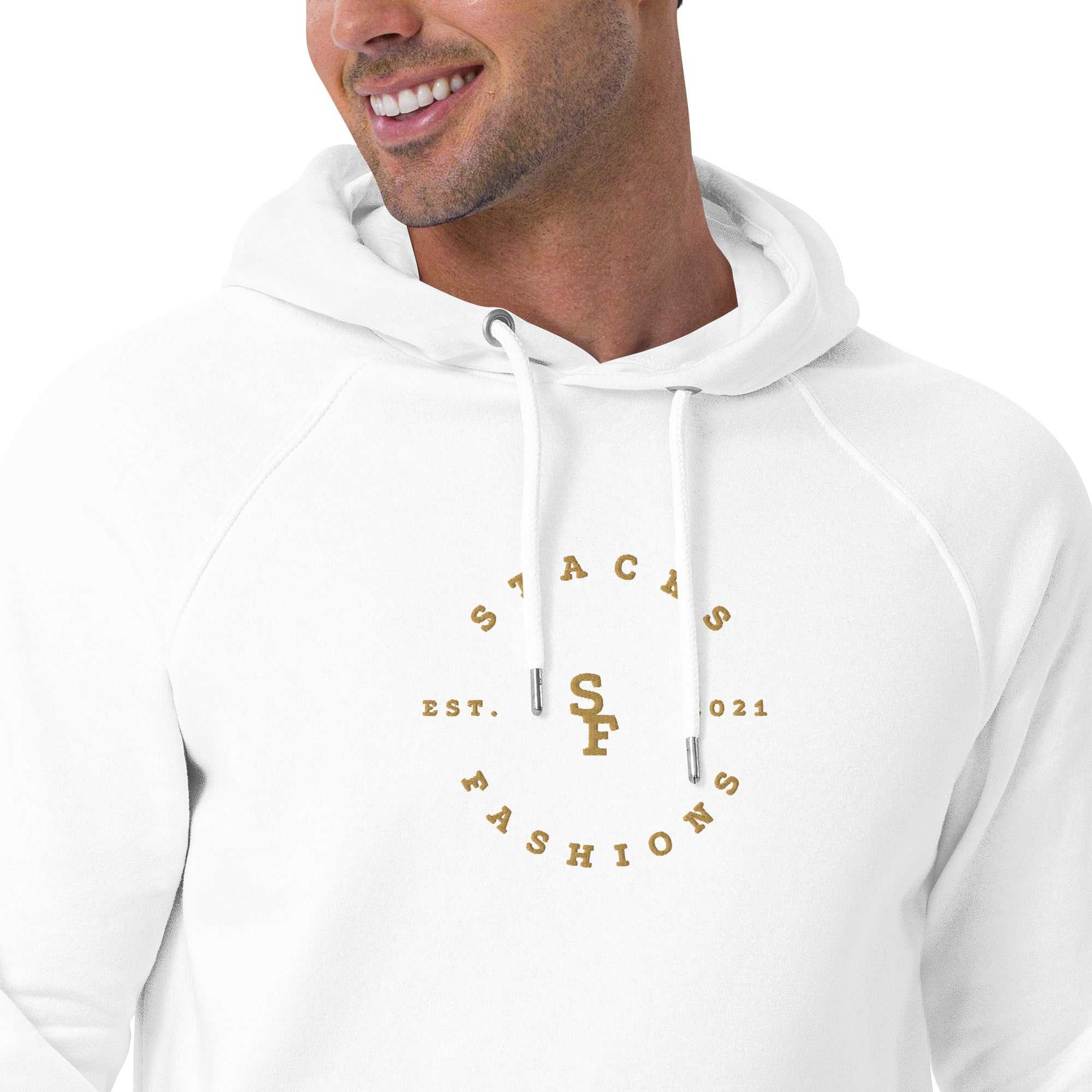 Stacks Fashions Unisex eco raglan hoodie